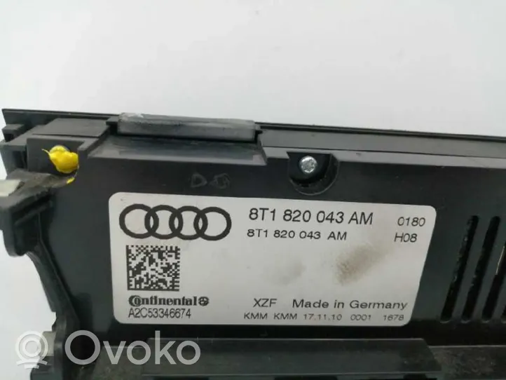 Audi A4 S4 B8 8K Climate control unit 8T1820043AM