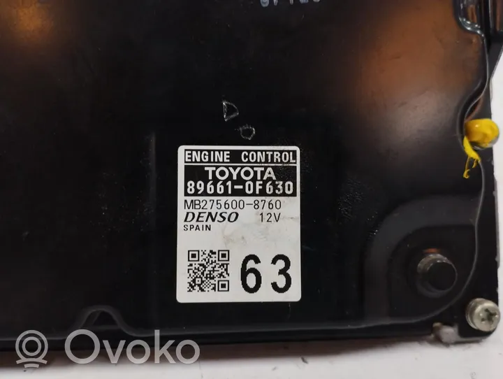 Toyota Verso Calculateur moteur ECU 896610F630