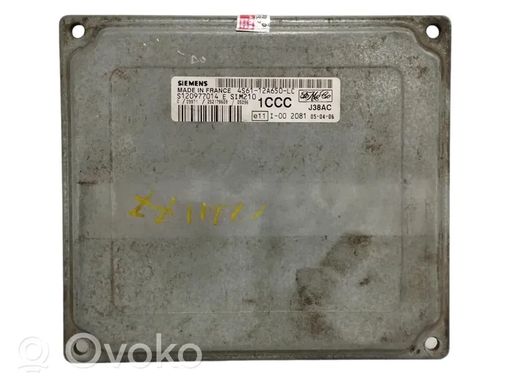 Ford Fiesta Calculateur moteur ECU 4S6112A650LC