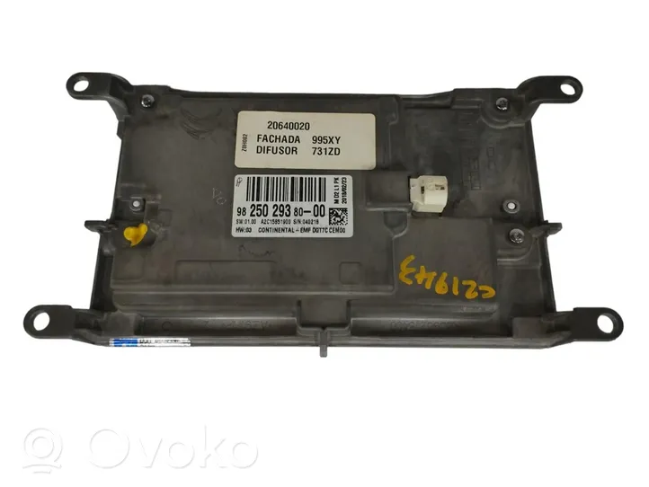 Citroen C4 II Picasso Monitor / wyświetlacz / ekran 9825029380