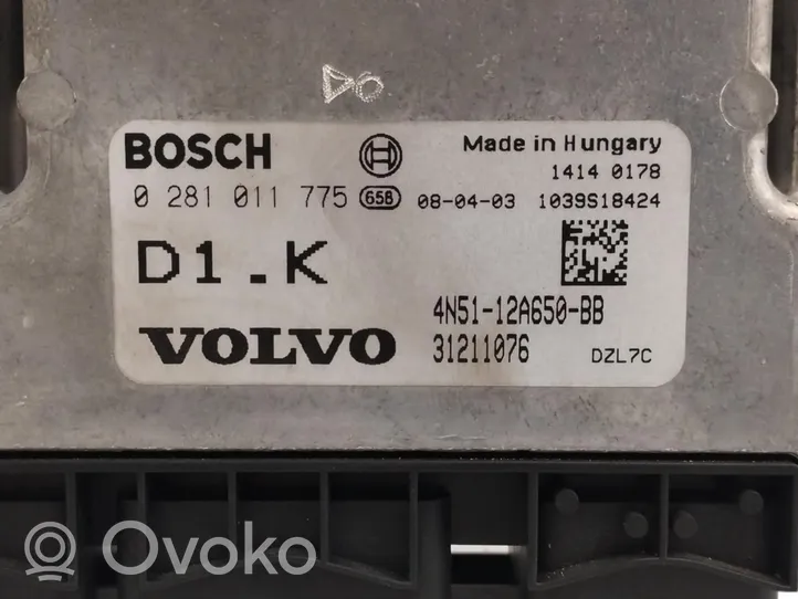 Volvo C30 Calculateur moteur ECU 31211076