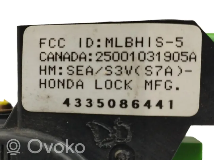 Honda Accord Užvedimo kortelės skaitytuvas 25001031905A