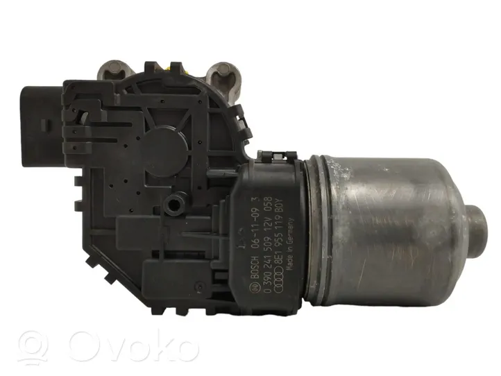 Audi A4 S4 B6 8E 8H Etupyyhkimen vivusto ja moottori 8E1955119