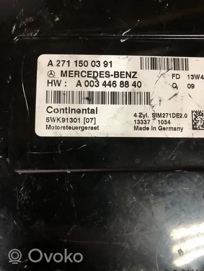 Mercedes-Benz C W204 Komputer / Sterownik ECU silnika A2711500391