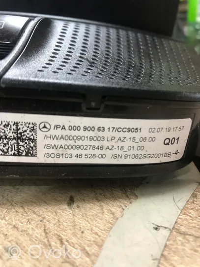 Mercedes-Benz E AMG W213 Apšvietimo konsolės apdaila A0009006317