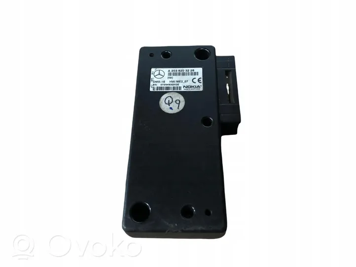 Mercedes-Benz C W203 Module reconnaissance vocale 2038203226