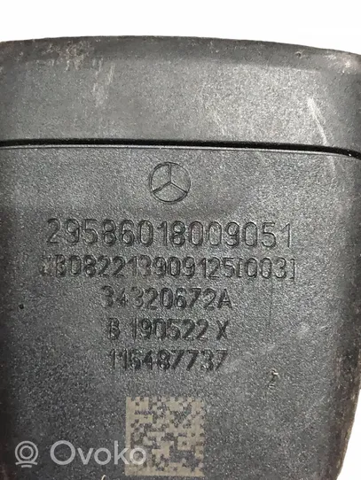 Mercedes-Benz EQE v295 Takaistuimen turvavyön solki 2958601800