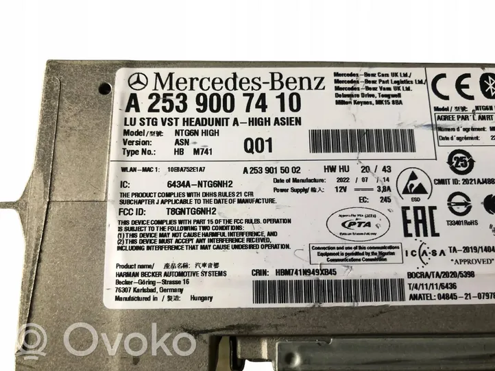 Mercedes-Benz GLC X253 C253 Kit sistema audio A2539007410