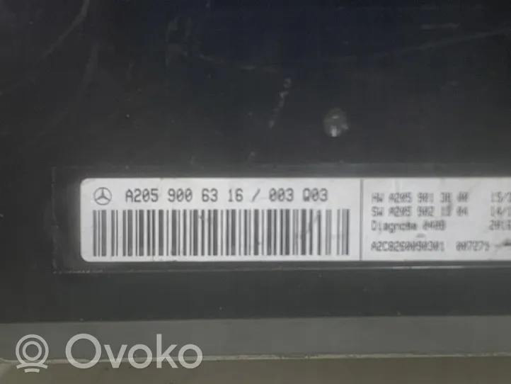 Mercedes-Benz C W205 Sensor del altavoz de aparcamiento PDC A2059006316