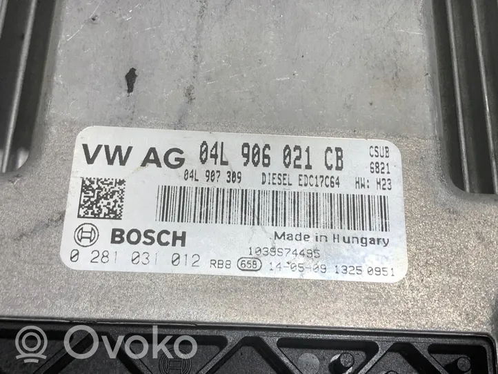 Audi A5 Komputer / Sterownik ECU silnika 04L906021CB