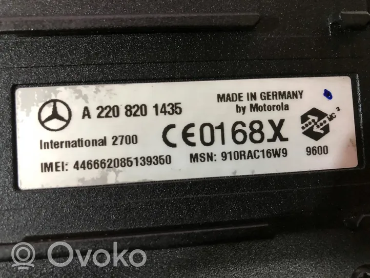 Mercedes-Benz C W202 Modulo di controllo comandi vocali 