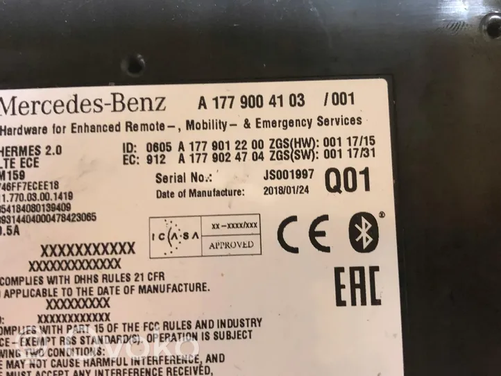 Mercedes-Benz A W177 Motora vadības bloka ECU A1779004103