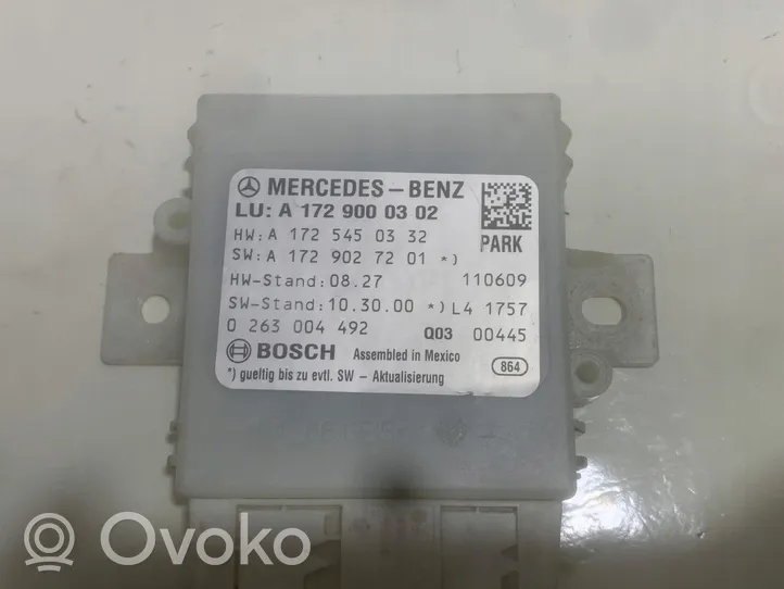 Mercedes-Benz SLK R172 Pysäköintitutkan (PCD) ohjainlaite/moduuli A1729000302