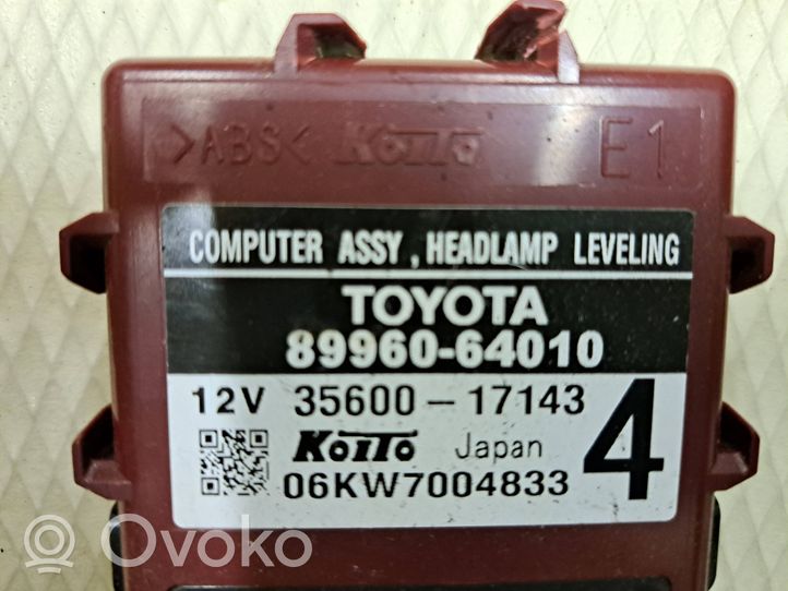 Toyota Verso Altre centraline/moduli 8996064010