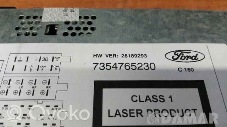 Ford Ka Radio/CD/DVD/GPS-pääyksikkö 7354765230