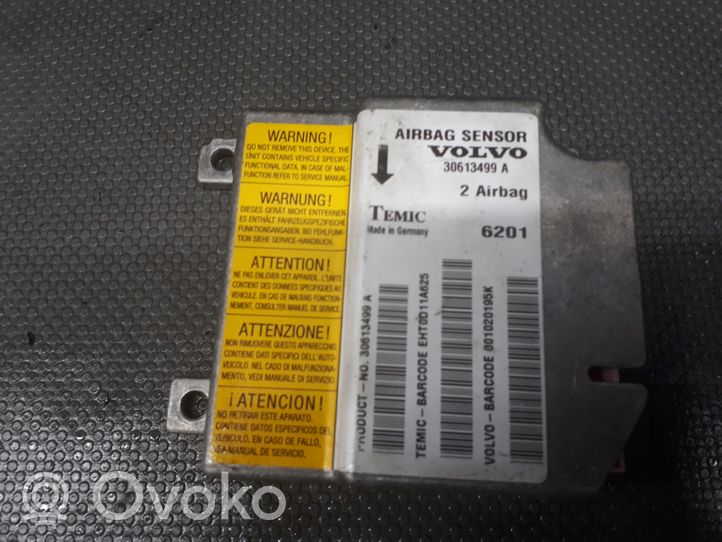 Volvo S40, V40 Module de contrôle airbag 30613499A