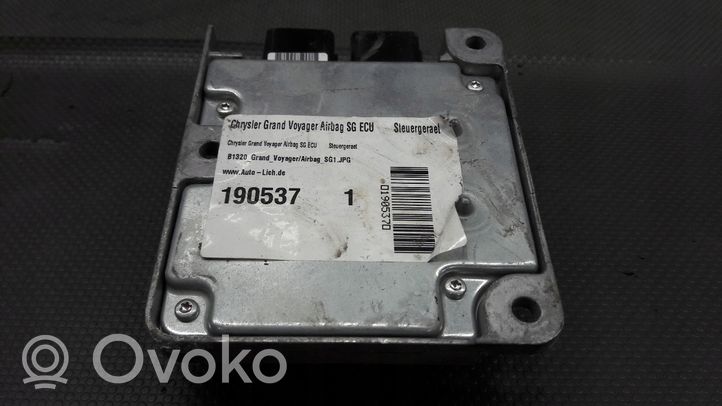 Chrysler Voyager Oro pagalvių valdymo blokas 04727374AF