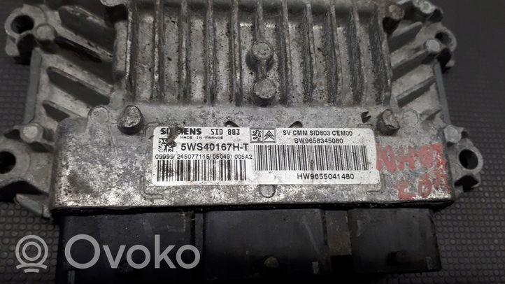 Peugeot 407 Calculateur moteur ECU SW9658345080