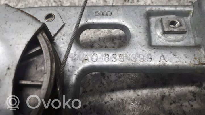 Audi A6 S6 C4 4A Ręczny podnośnik szyby drzwi tylnych 4a0839399a