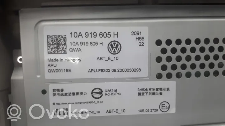 Volkswagen ID.3 Radija/ CD/DVD grotuvas/ navigacija 10a919605h