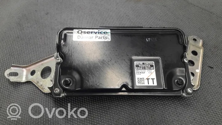 Toyota Yaris Unité de commande, module ECU de moteur 89661-0u140