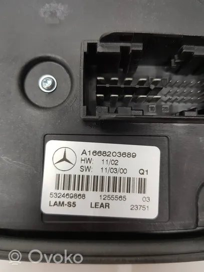 Mercedes-Benz ML W166 Moduł poziomowanie świateł Xenon A1668203689