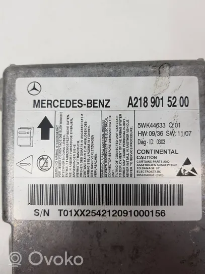 Mercedes-Benz CLS C218 X218 Sterownik / Moduł Airbag A2189015200