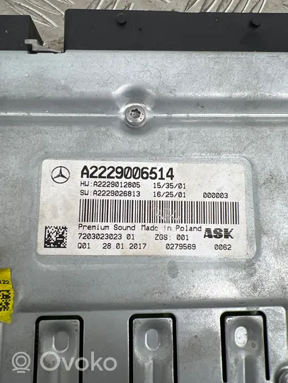 Mercedes-Benz S W222 Amplificatore A2229006514