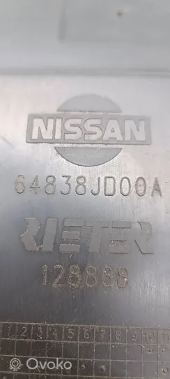 Nissan Qashqai Moottorin alustan välipohjan roiskesuoja 64838JD00A