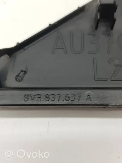 Audi A3 S3 8V Obudowa lusterka zewnętrznego drzwi 8V3837637A