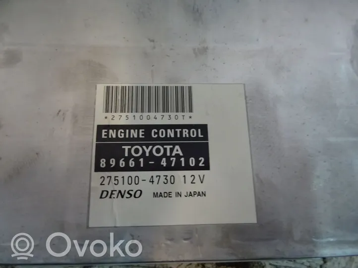 Toyota Prius (NHW20) Centralina/modulo motore ECU 89661-47102