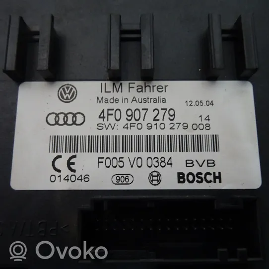 Audi A6 Allroad C5 Moottorin ohjainlaite/moduuli 4F0907279