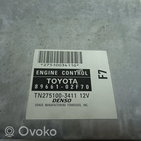 Pontiac Vibe Centralina/modulo motore ECU 89661-02F70