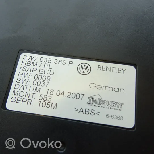 Volkswagen Phaeton Sterownik / Moduł ECU 3W7035385P