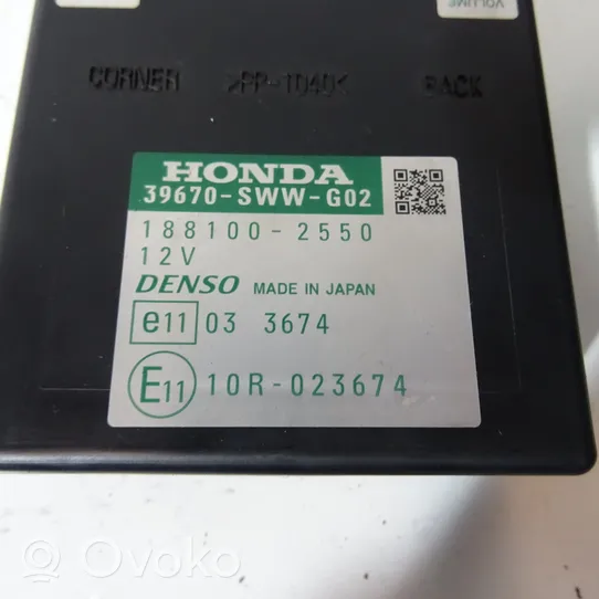 Honda CR-V Sterownik / Moduł ECU 39670-SWW-G02