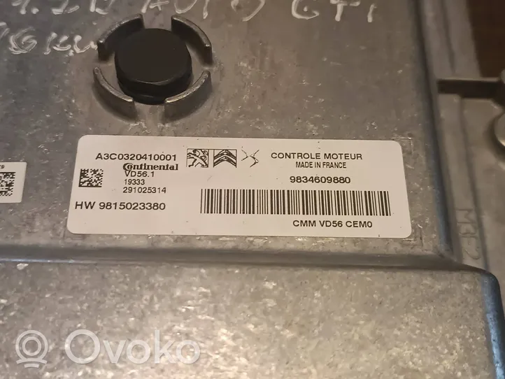 Peugeot 208 Sterownik / Moduł ECU 9834609880