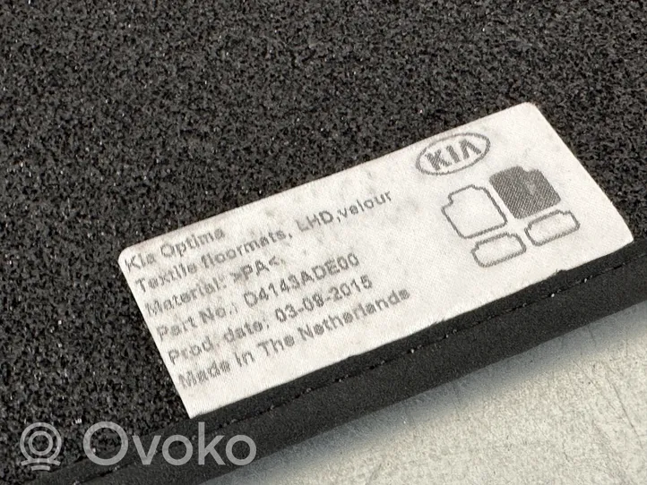 KIA Optima Kilimėlių komplektas D4143ADE00