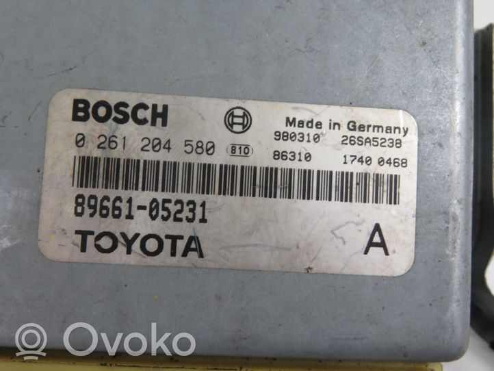 Toyota Avensis T220 Moottorin ohjainlaite/moduuli (käytetyt) 0261204580