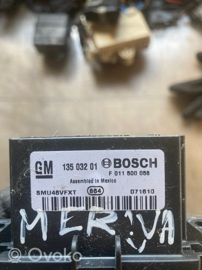 Opel Meriva B Rezystor / Opornik dmuchawy nawiewu 13503201