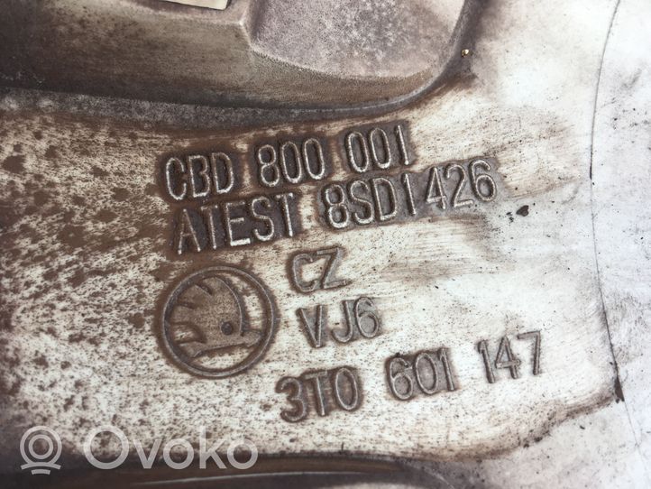 Skoda Octavia Mk2 (1Z) Mozzo/copricerchi/borchia della ruota R16 3T0601147