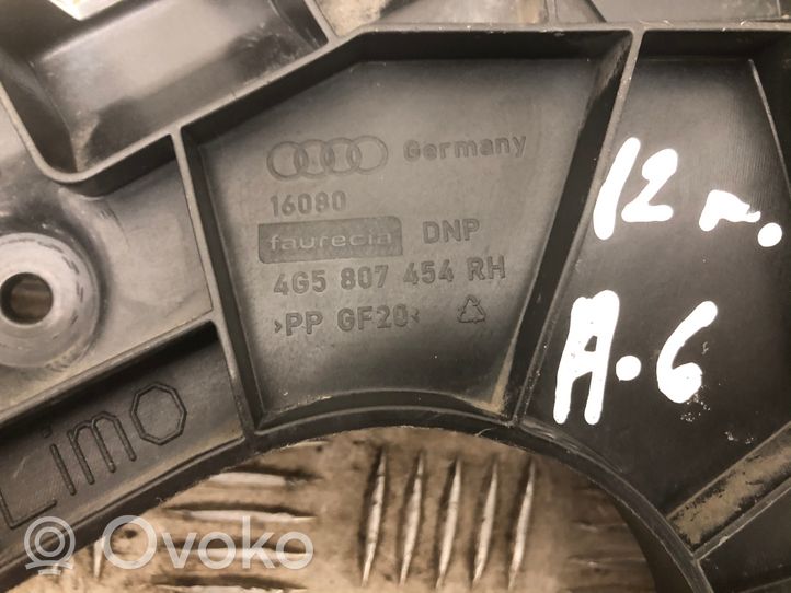 Audi A6 S6 C7 4G Staffa di rinforzo montaggio del paraurti posteriore 4G5807454RH