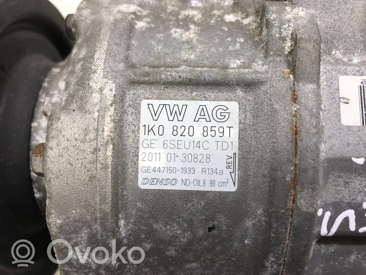 Volkswagen Golf VI Ilmastointilaitteen kompressorin pumppu (A/C) 1K0820859T