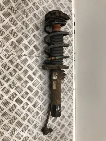 Volkswagen Golf VI Front shock absorber with coil spring 