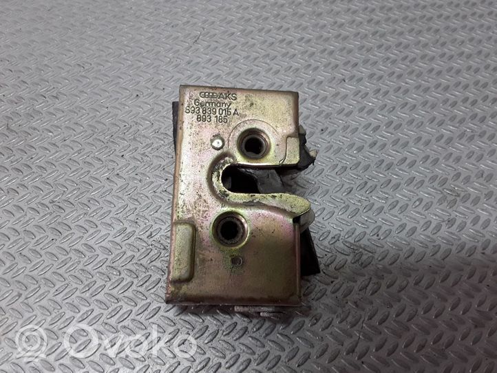 Audi 80 90 B3 Serrure de porte arrière 893839015A