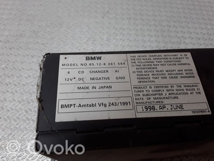 BMW 3 E46 CD/DVD-vaihdin 65128361584