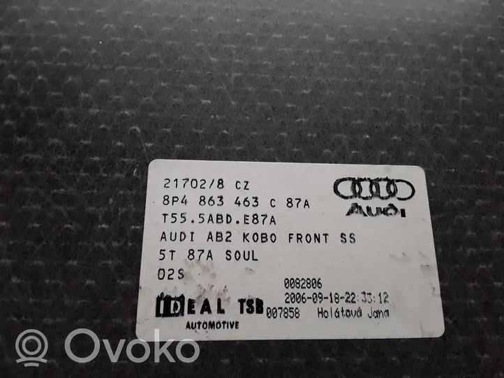 Audi A3 S3 A3 Sportback 8P Ковер багажника 8P4863463