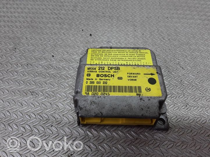 Mitsubishi Carisma Airbag control unit/module 0285001232