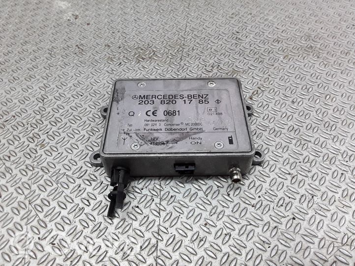 Mercedes-Benz ML W163 Aerial antenna amplifier 2038201785