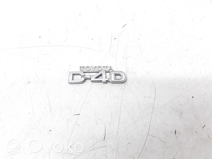 Toyota Yaris Manufacturers badge/model letters 