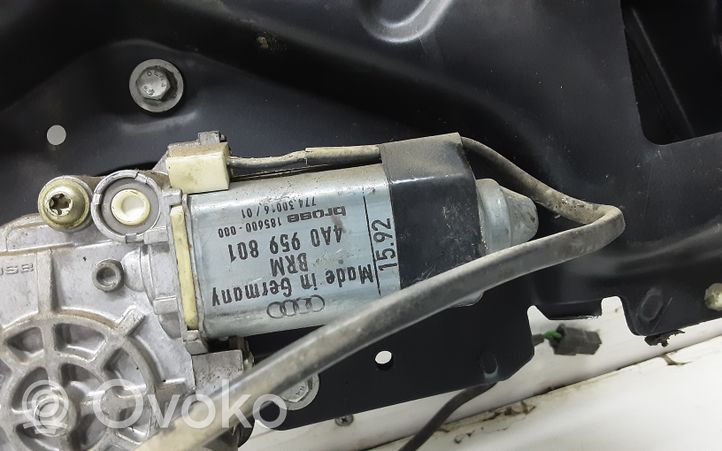 Audi A6 S6 C4 4A Priekinio el. lango pakėlimo mechanizmo komplektas 4A0959801